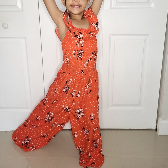 Sequin Hearts Other - Floral Off the Shoulder jumpsuit